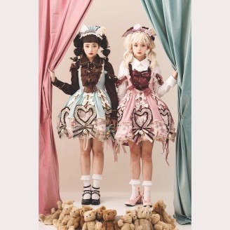 Twin Kitty Sweet Lolita Style Dress JSK by Mewroco (MO01)